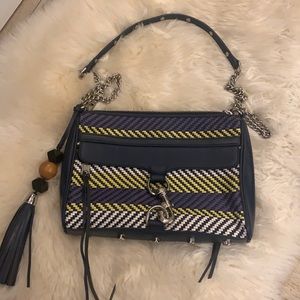 Rebecca Minkoff Leather Braided Crossbody Bag